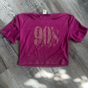 90's Babe Graphic Crop Top